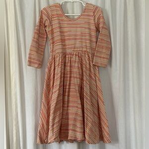 Alice + Ames Long sleeve striped ballet dress